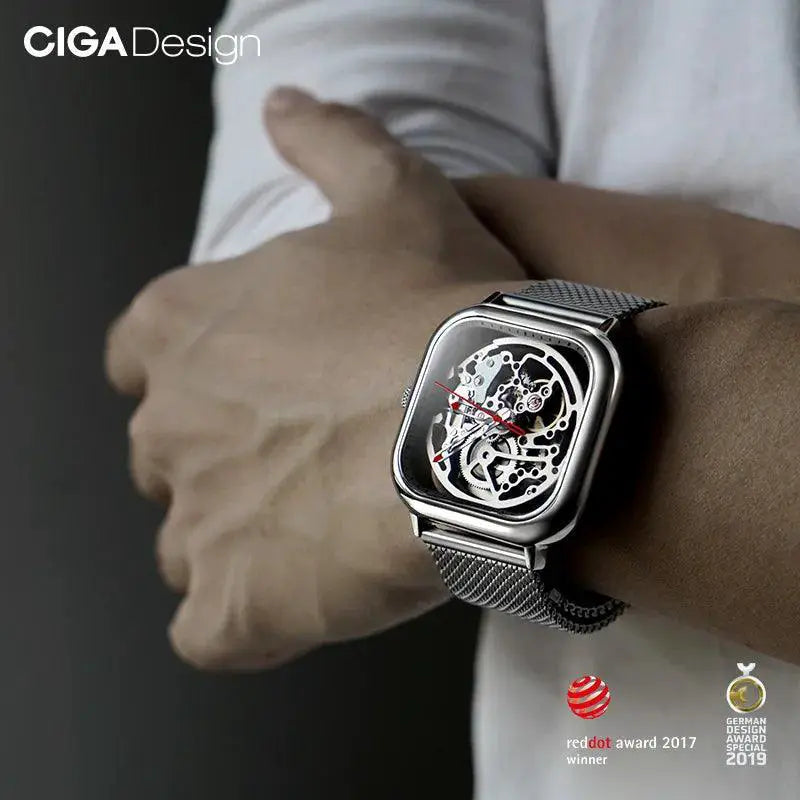 CIGA Design Automatic Skeleton Watch Elegance In Motion