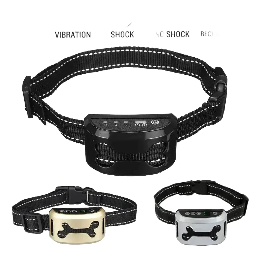 Humane Bark Collar for Dogs with Gps — Gold