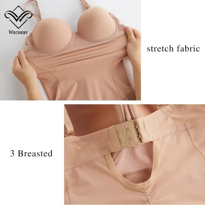 Wechery Womens Black Shapewear Bodysuit for Comfort