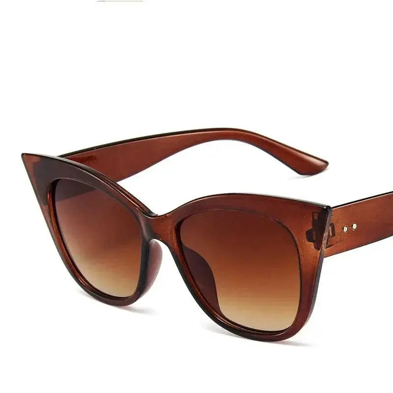 Vintage Cat Eye Sunglasses For Women Oversized Shades