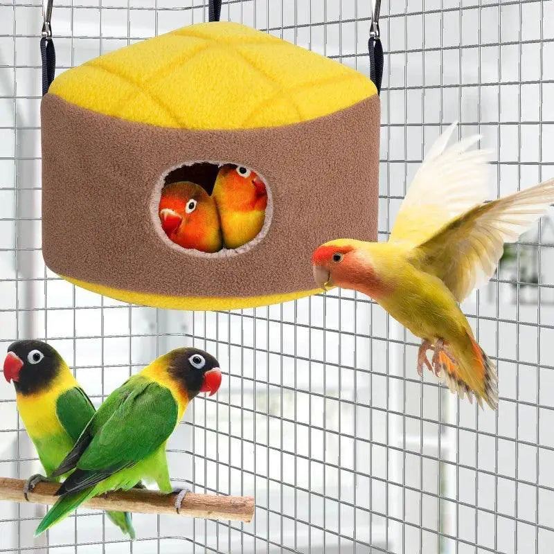 Cozy Bird Hammock Cage Accessory Snuggle Hut for Small Pets