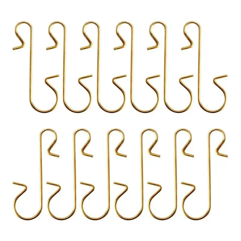 50 Pcs Elegant Metal S Shaped Hooks For Christmas Ornaments