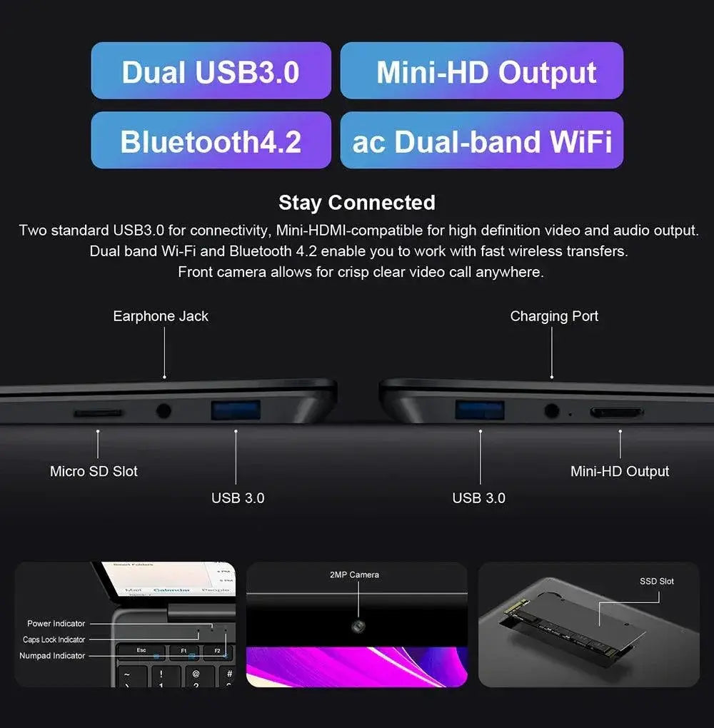 F15S Laptop High Performance Full HD Windows 10 Device