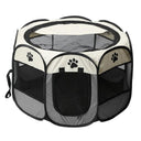 Portable Pet Cage: Spacious Octagon Playpen with Zipper
