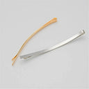 5 Pack Metal DIY Snap Hair Clips Gold Silver Accessories