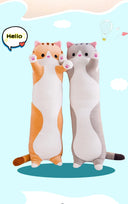 1pc 50-130CM Long Animal Cat Plush Toys Pillows for Comfort