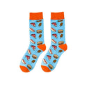 Playful Avocado & Sushi Animal Socks - Happy Cotton Blend