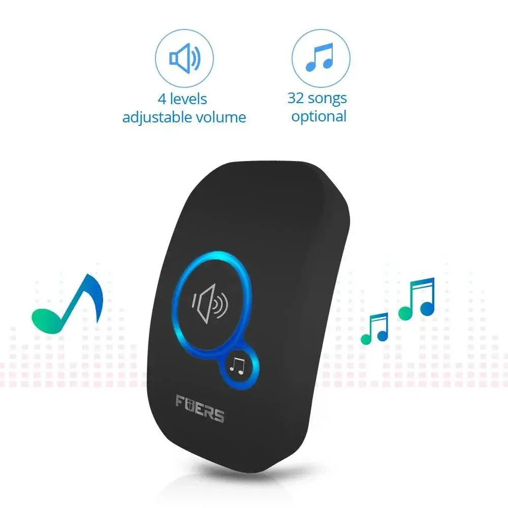 Fuers Smart Wireless Doorbell With Advanced Security Alerts