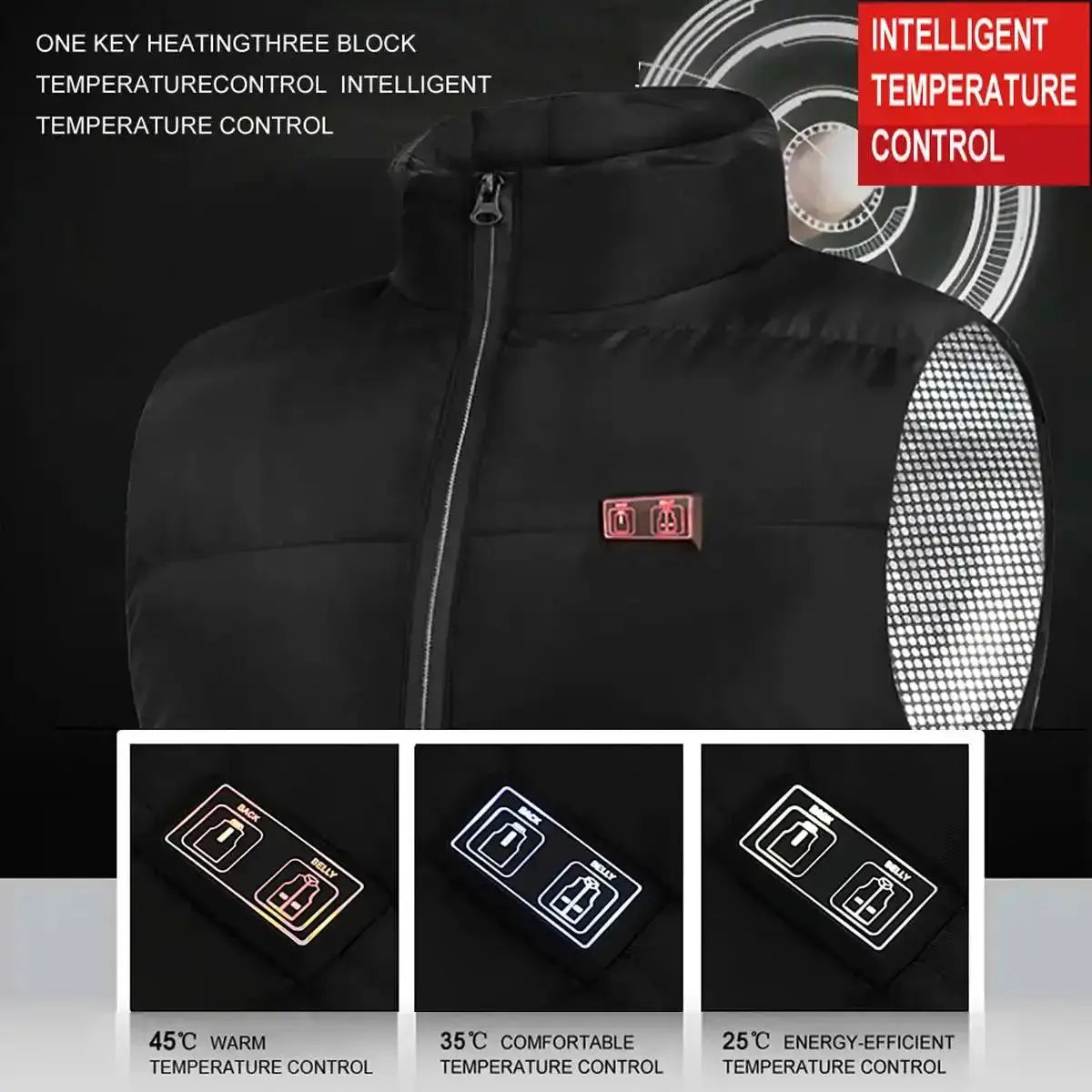 Targeted Warmth Heated Jacket for Winter — product view 16