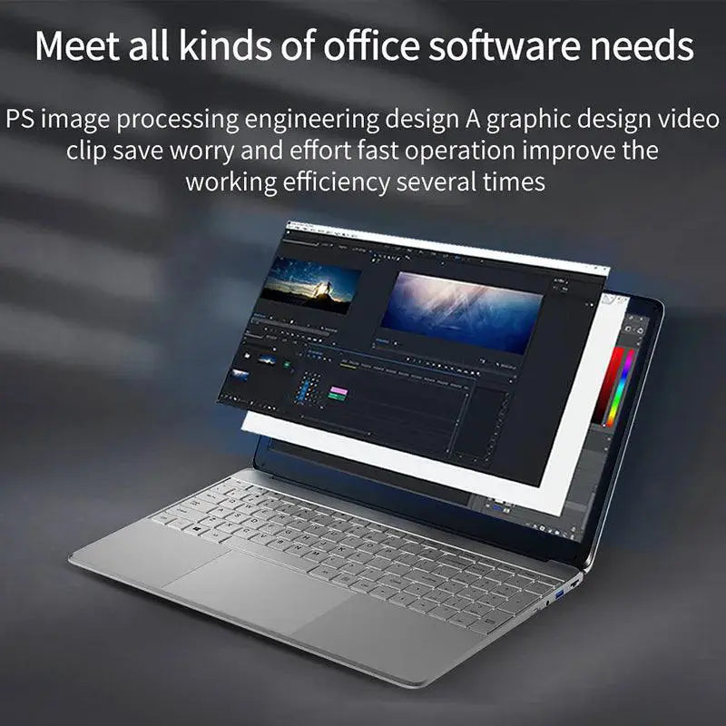 AK08S Laptop Intel Quad Core Ultra Thin Notebook Pro Edition