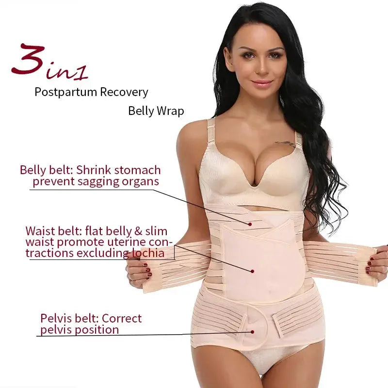3-In-1 Postpartum Slimming Belt For Comfort Recovery