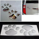 Durable Paw Print Car Decals for Pets