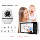 5 Inch HD Video Baby Monitor with 2-Way Audio Features