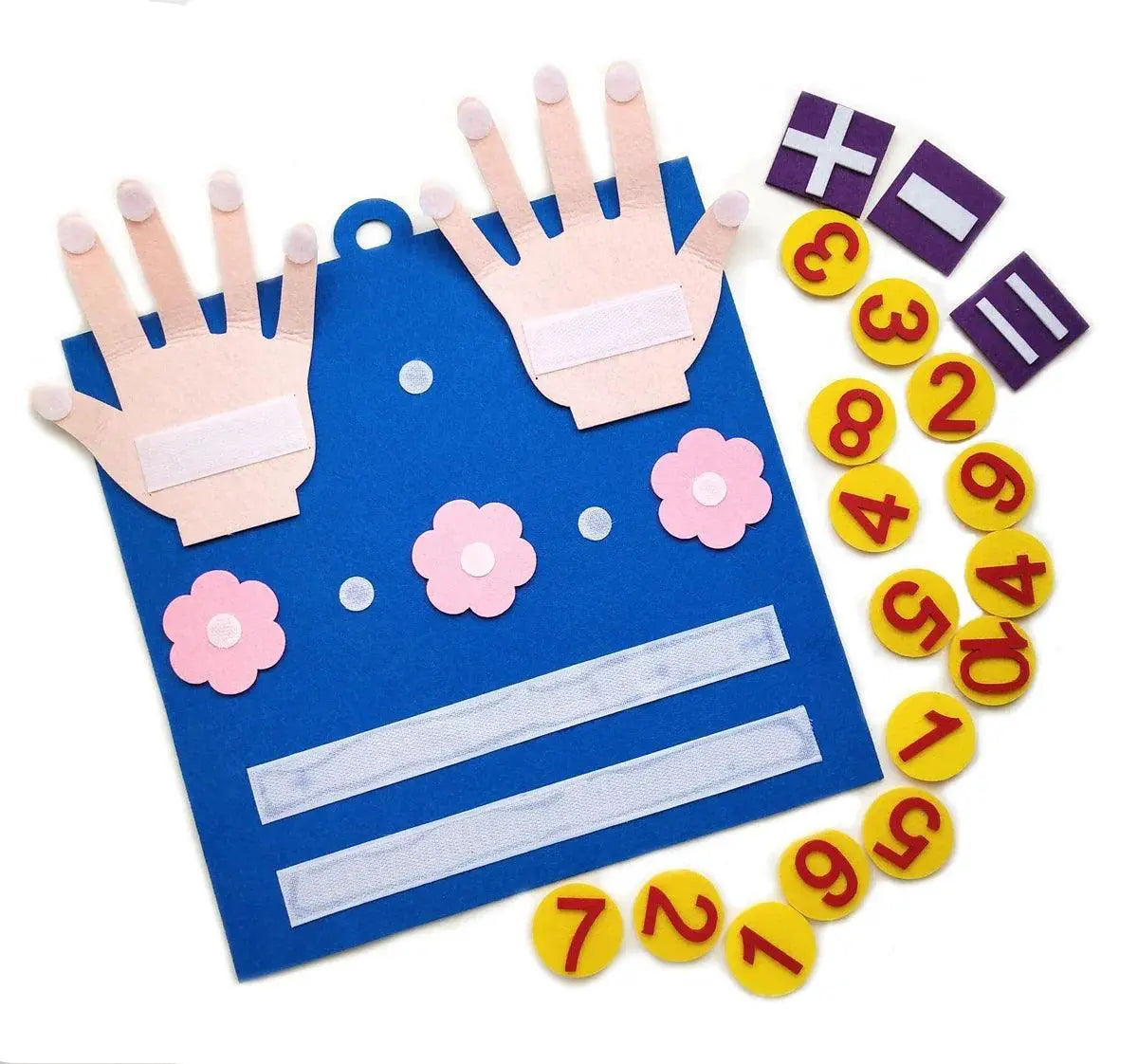 Montessori Finger Numbers Math Toy For Early Learning