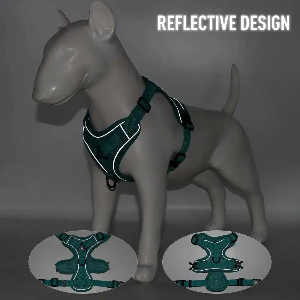 Escape Proof Breathable Cat Harness With Reflective Leash
