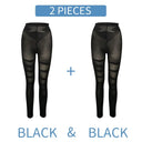 High Waist Anti Cellulite Compression Leggings Tummy Control
