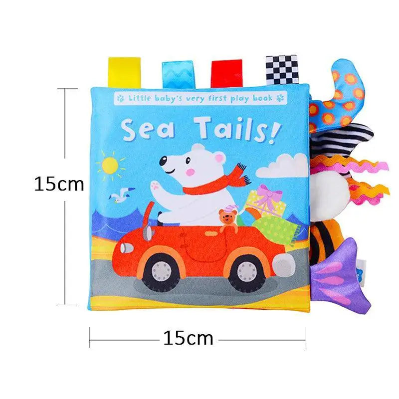 Baby Cloth Book Toy for Infants Learning — rabbit 550