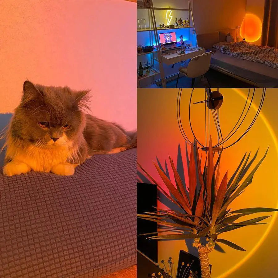 Sunset USB Lamp Creates Cozy Atmosphere With LED Projection