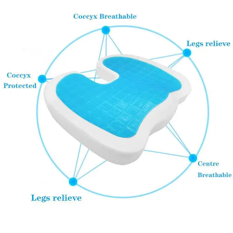 U Shaped Cooling Gel Memory Foam Office Seat Cushion