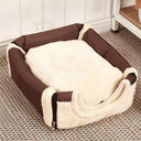 Pet Cave Bed for Small Pets with Cushion