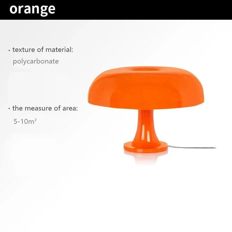Italy Designer Mushroom Table Lamp Elegant Home Lighting