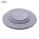 Set Of 24 Eco-Friendly Felt Plate Protectors For Cookware