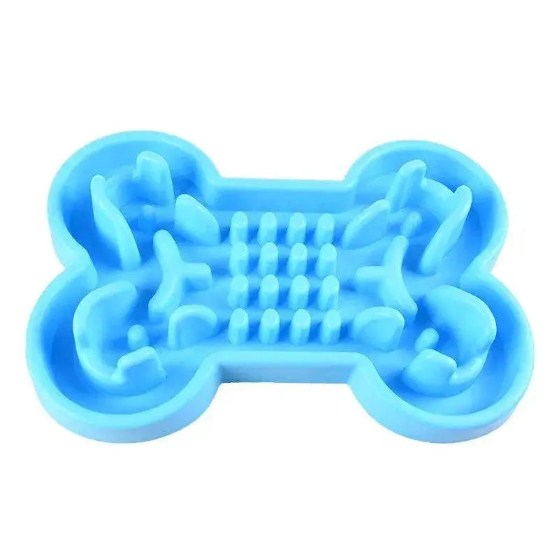 Pet Slow Feeder Bowl Anti Slip Rubber for Dogs and Cats
