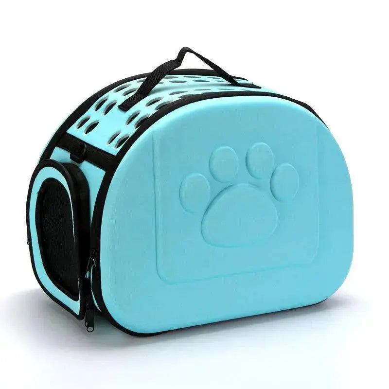 Breathable Cat Capsule Backpack Travel — Opaque Skyblue