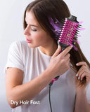 KIPOZI Hot Air Brush 4 in 1 Comb Reduces Frizz Curls