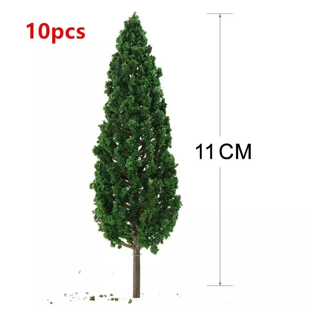 Miniature Model Train Trees for Lifelike Scenery Decor