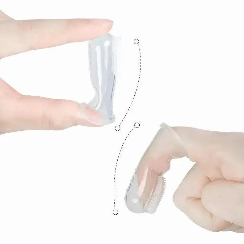 Soft Pet Finger Toothbrush for Dogs and Cats Oral Care