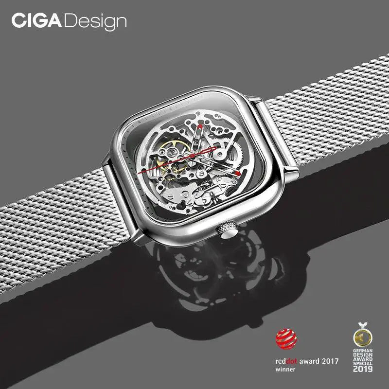 CIGA Design Automatic Skeleton Watch Elegance In Motion