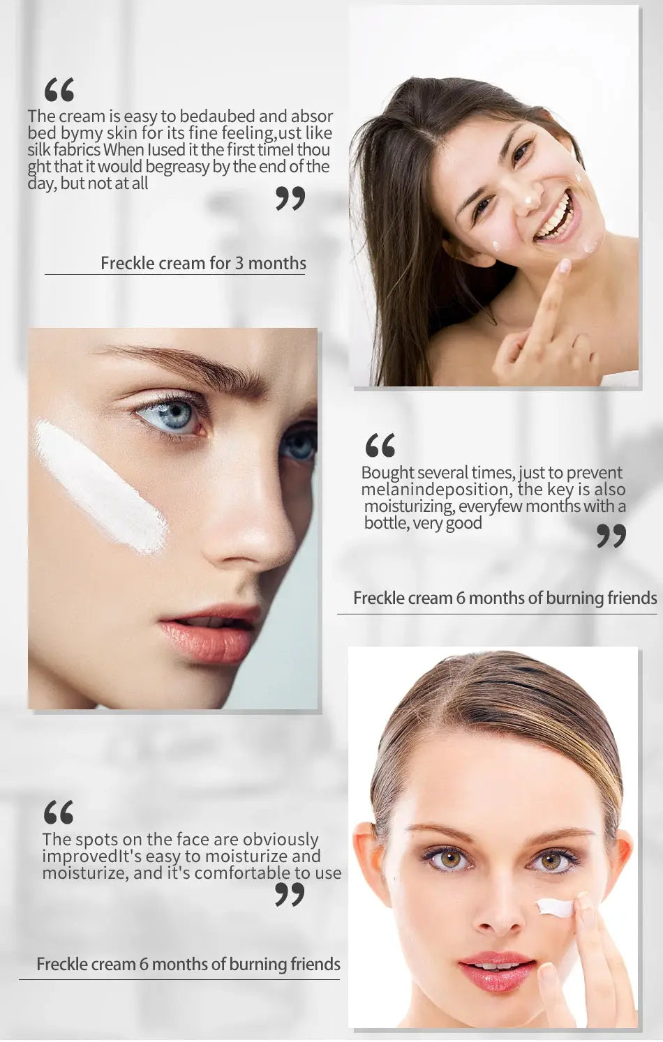 Freckle Cream for Women Night Repair — product view 17
