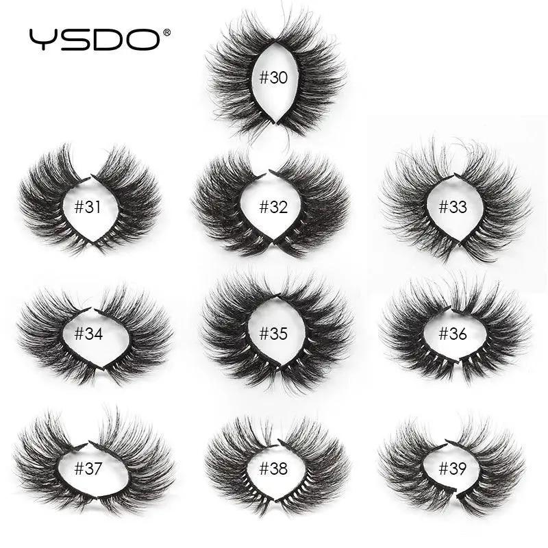 YSDO False Lashes 100 Pairs 3D Mink Volume Eyelashes