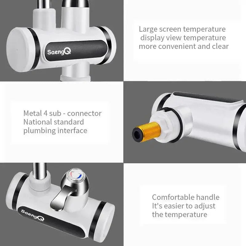 Electric 220V Tankless Water Heater For Kitchen Faucet