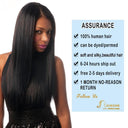 Silky Peruvian Straight Remy Hair Extensions Luxe Style Set