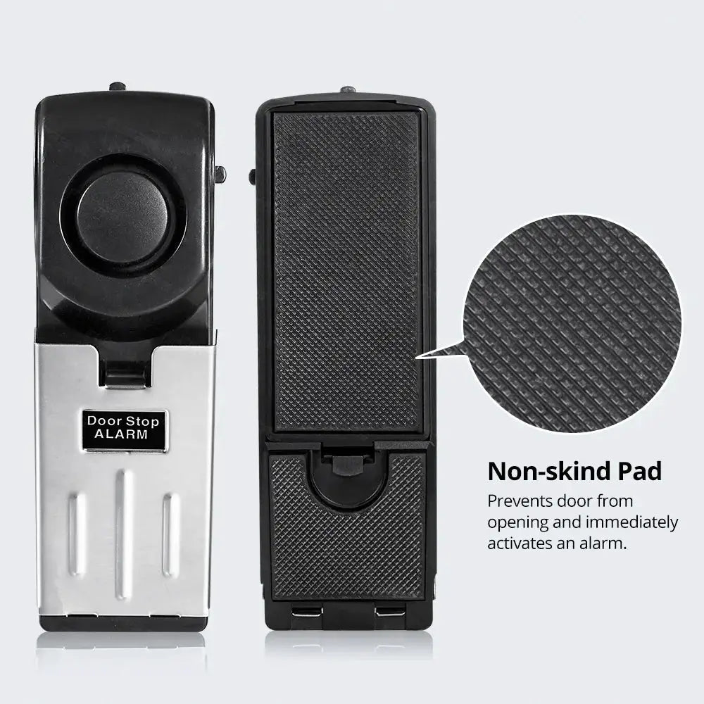 FUERS Door Stop Alarm System 120dB Loud Wireless Home Security Anti-Theft Door Block System Portable Doorstop Preasure Alarm