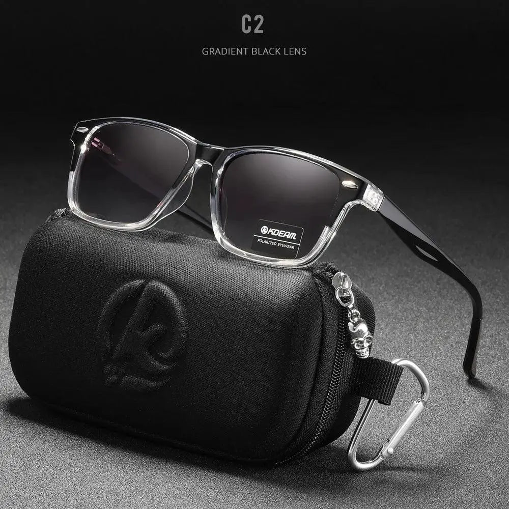 Unisex Polarized Square Sunglasses TR90 Frame Lightweight