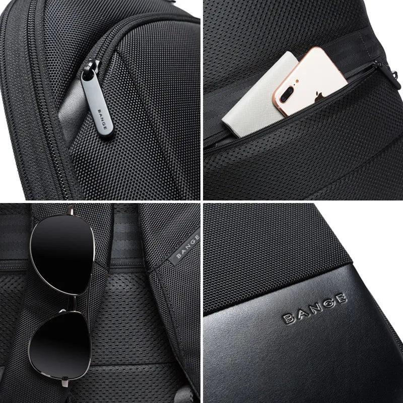 Bange Waterproof Fifteen Point Six Inch Laptop Backpack Men