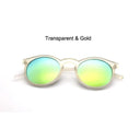 Trendy Retro Oval Frame Sunglasses for Women Fashion Eyewear