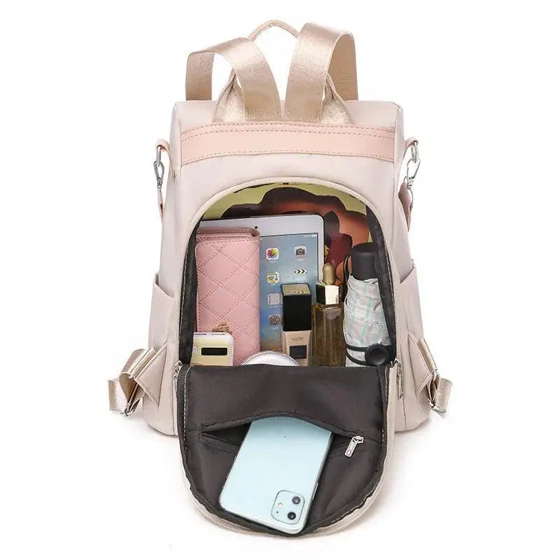 Stylish Waterproof Oxford Backpack for Women Large Capacity