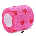 Pet Waterproof Tattoo Grip Bandage Cover Wraps Rose Red
