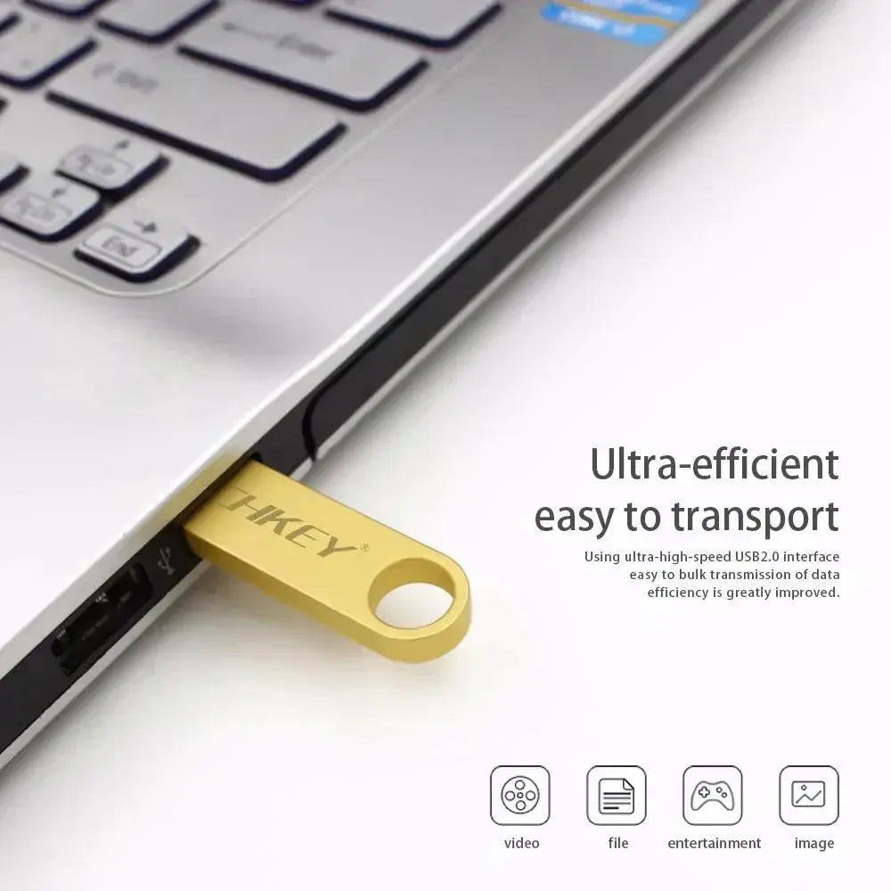 TechKey USB Flash Drive Stylish Waterproof Memory Stick - OurLum.com