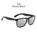 KDEAM Polarized Sunglasses for Men Classic Square Frame