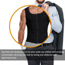 Men Sauna Sweat Vest Waist Trainer Compression Shirt Slimming