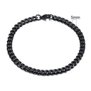 Vnox 3-11mm Chunky Miami Curb Chain Bracelet for Men