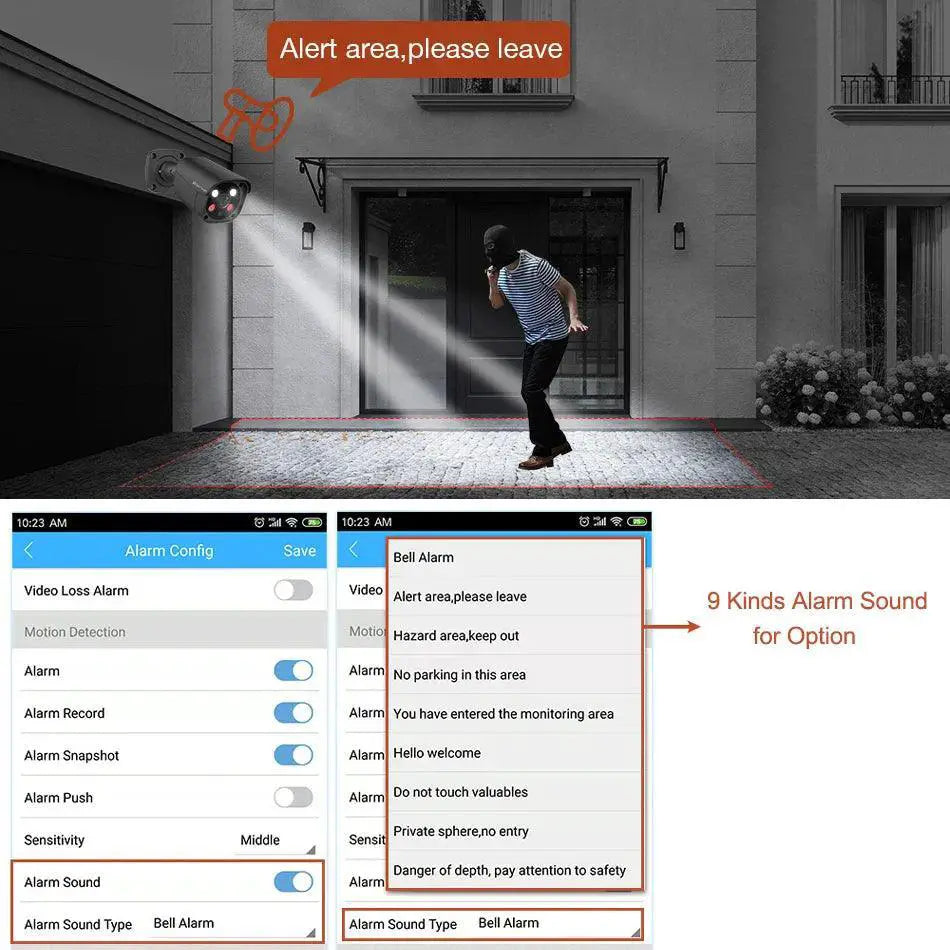 Advanced Outdoor AI Security Camera With Human Detection