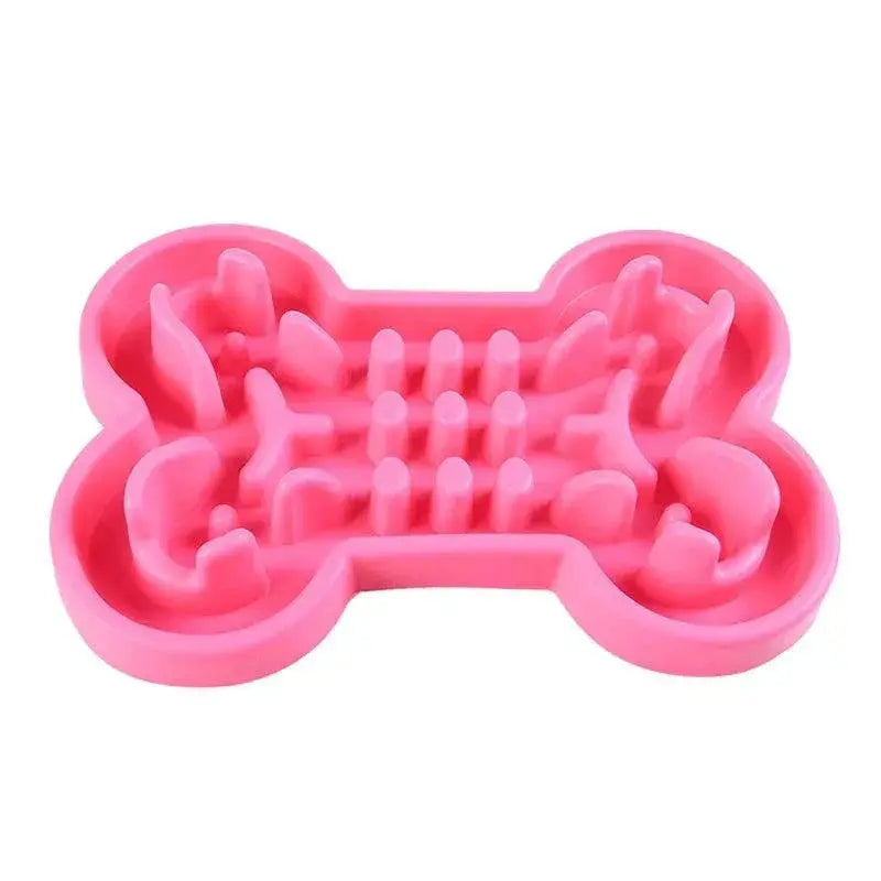 Pet Slow Feeder Bowl Anti Slip Rubber for Dogs and Cats