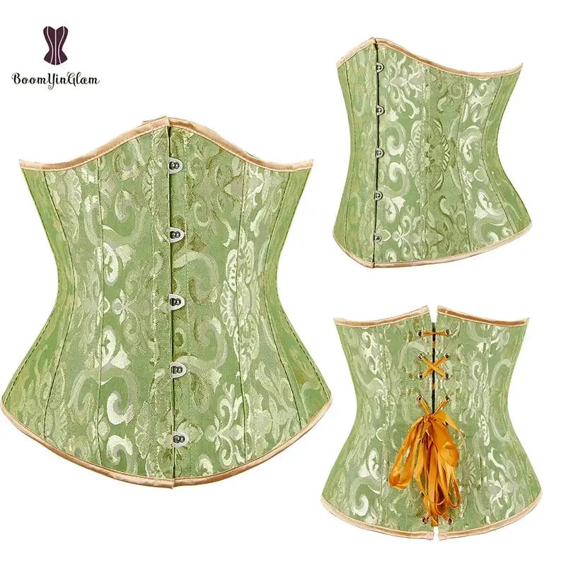 Jacquard Waist Shaper Bodysuit for Women Comfort Corset