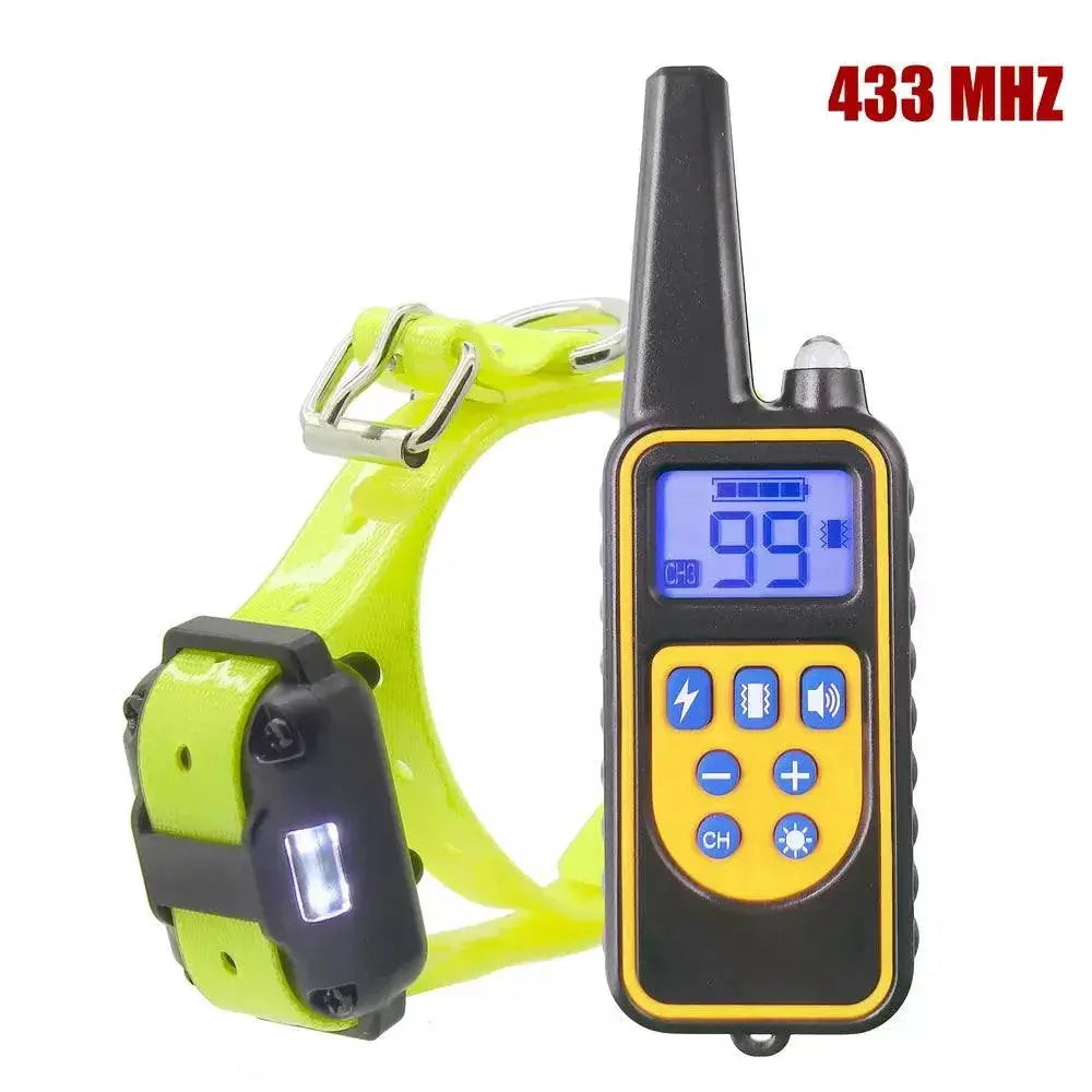 Electric Dog Training Collar Remote Control LCD Display